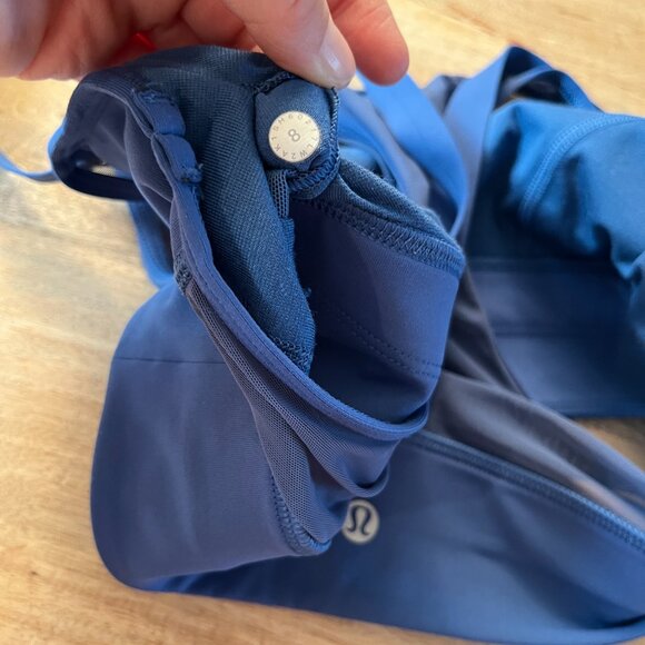 Lululemon Sun Setter Sports Bra Blue - SIZE 8 - Picture 8 of 8